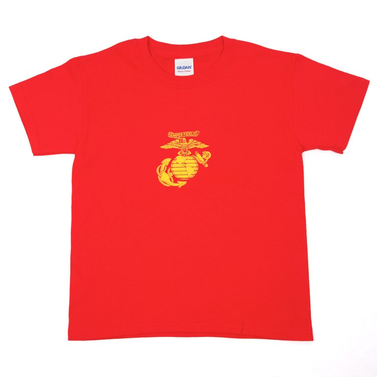 RED KIDS T-SHIRTwith GOLD EGA